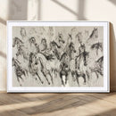 Abstract Horse Wall Art Canvas Print – Framed Horse Sketch by MyGreatCanvas | Canvas Wall Art Prints | Photo Prints & Wall Decor