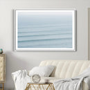 Ocean Waves Wall Art Canvas Print – Framed Solo Surfer Wave