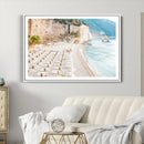 Beach Wall Art Canvas Print – Framed Coastal Seascape Summer
