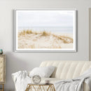 Beach Dunes Wall Art Canvas Print – Framed Serene Coastal