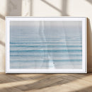 Ocean Wave Surfer Wall Art – Framed Minimal Seascape Canvas by MyGreatCanvas | Canvas Wall Art Prints | Photo Prints & Wall Decor