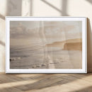 Misty Coastal Wall Art Canvas Print – Framed Golden Sunset by MyGreatCanvas | Canvas Wall Art Prints | Photo Prints & Wall Decor