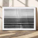 Monochrome Ocean Wall Art Canvas Print – Framed Moody Ocean by MyGreatCanvas | Canvas Wall Art Prints | Photo Prints & Wall Decor
