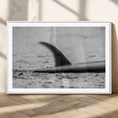 Black White Surfboard Wall Art Canvas Print – Framed by MyGreatCanvas | Canvas Wall Art Prints | Photo Prints & Wall Decor