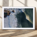 Ocean Wave Wall Art – Aerial Coastal View Canvas Artwork, by MyGreatCanvas | Canvas Wall Art Prints | Photo Prints & Wall Decor