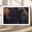 Bison Wall Art Canvas Print – Framed Western Decor Art by MyGreatCanvas | Canvas Wall Art Prints | Photo Prints & Wall Decor