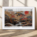 Mount Fuji Wall Art Canvas Print – Framed Abstract Mount