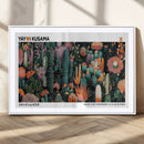Modern Japanese Wall Art Canvas Print – Framed Abstract