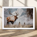 Elk Photography Wall Art Canvas Print – Framed Mountain by MyGreatCanvas | Canvas Wall Art Prints | Photo Prints & Wall Decor