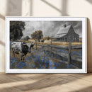 Longhorn Wall Art Canvas Print – Framed Texas Canvas Picture by MyGreatCanvas | Canvas Wall Art Prints | Photo Prints & Wall Decor