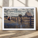 Texas Longhorn Canvas Wall Art Print – Framed Rustic Barn by MyGreatCanvas | Canvas Wall Art Prints | Photo Prints & Wall Decor