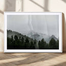 Misty Mountains Wall Art Canvas Print – Framed Foggy Forest by MyGreatCanvas | Canvas Wall Art Prints | Photo Prints & Wall Decor