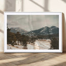 Mountain Landscape Wall Art Canvas Print – Framed Snowy by MyGreatCanvas | Canvas Wall Art Prints | Photo Prints & Wall Decor