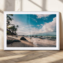 Tropical Beach Wall Art Canvas Print – Framed Ocean Waves by MyGreatCanvas | Canvas Wall Art Prints | Photo Prints & Wall Decor