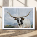 Texas Longhorn Wall Art Canvas Print – Framed Western Rustic by MyGreatCanvas | Canvas Wall Art Prints | Photo Prints & Wall Decor