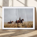 Western Cowboys Wall Art Canvas Print – Framed Rustic by MyGreatCanvas | Canvas Wall Art Prints | Photo Prints & Wall Decor