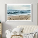 Ocean Wall Art Canvas Print – Moody Coastal Seascape Scene