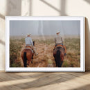 Cowboy Wall Art Canvas Print – Framed Western Ranch Scene by MyGreatCanvas | Canvas Wall Art Prints | Photo Prints & Wall Decor