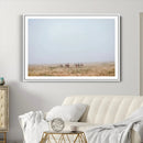 Foggy Plains Wall Art Canvas Print – Framed Horseback Riders by MyGreatCanvas | Canvas Wall Art Prints | Photo Prints & Wall Decor