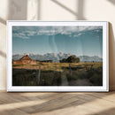 Rustic Farmhouse Wall Art Canvas Print – Framed Mountain by MyGreatCanvas | Canvas Wall Art Prints | Photo Prints & Wall Decor