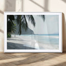 Tropical Beach Wall Art Canvas Print – Framed Serene Ocean by MyGreatCanvas | Canvas Wall Art Prints | Photo Prints & Wall Decor