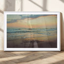 Sunset Seascape Wall Art Canvas Print – Framed Pastel Ocean by MyGreatCanvas | Canvas Wall Art Prints | Photo Prints & Wall Decor