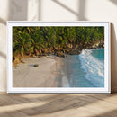 Tropical Beach Wall Art Canvas Print, Framed Ocean Waves and by MyGreatCanvas | Canvas Wall Art Prints | Photo Prints & Wall Decor
