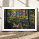 Autumn Forest Wall Art Canvas Print – Framed Fall Woodland by MyGreatCanvas | Canvas Wall Art Prints | Photo Prints & Wall Decor