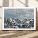 Snowy Peaks Wall Art Canvas Print – Alpine Wilderness