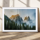 Wilderness Wall Art Canvas Print – Misty Forest Nature