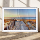 Ocean Sunset Wall Art Canvas Print – Nautical Beach