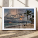 Tropical Storm Wall Art Canvas Print – Framed Moody Beach by MyGreatCanvas | Canvas Wall Art Prints | Photo Prints & Wall Decor