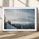 Snowy Mountains Wall Art Canvas Print – Framed Alpine by MyGreatCanvas | Canvas Wall Art Prints | Photo Prints & Wall Decor