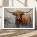 Scottish Highland Wall Art Canvas Print, Framed Longhorn Art by MyGreatCanvas | Canvas Wall Art Prints | Photo Prints & Wall Decor