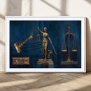 Lady Justice Wall Art Canvas Print – Elegant Gold Legal by MyGreatCanvas | Canvas Wall Art Prints | Photo Prints & Wall Decor