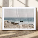 Coastal Ocean View Wall Art Canvas Print – Serene Rocky by MyGreatCanvas | Canvas Wall Art Prints | Photo Prints & Wall Decor