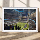 Chicago Dome Stadium Wall Art Canvas Print – Framed Modern