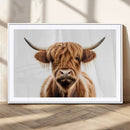 Scottish Highland Cow Canvas Print, Framed Highland Cow