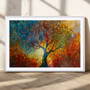 Yggdrasil Tree of Life Mosaic Stained Glass Wall Art, Tree