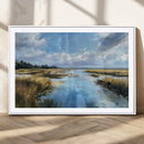 Marshland Wall Art Canvas Print – Serene Water Reflection by MyGreatCanvas | Canvas Wall Art Prints | Photo Prints & Wall Decor