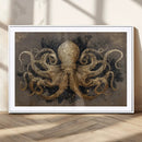 Octopus Wall Art Canvas Print – Black Gold Detailed by MyGreatCanvas | Canvas Wall Art Prints | Photo Prints & Wall Decor
