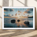 Rocky Ocean Sunset Wall Art Print – Seaside Canvas Dramatic by MyGreatCanvas | Canvas Wall Art Prints | Photo Prints & Wall Decor