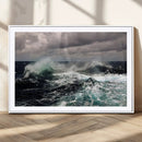 Stormy Ocean Waves Canvas Wall Art – Framed Turbulent Sea by MyGreatCanvas | Canvas Wall Art Prints | Photo Prints & Wall Decor