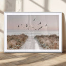 Coastal Pathway Canvas Wall Art Print – Framed Seaside by MyGreatCanvas | Canvas Wall Art Prints | Photo Prints & Wall Decor