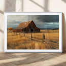 Golden Sunset Barn Wall Art Canvas Print, Rustic Autumn Farm by MyGreatCanvas | Canvas Wall Art Prints | Photo Prints & Wall Decor