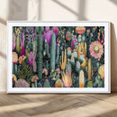 Colorful Desert Bloom Wall Art Canvas Print, Vibrant Cacti by MyGreatCanvas | Canvas Wall Art Prints | Photo Prints & Wall Decor