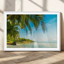 Peaceful Tropical Beach Wall Art Canvas Print – Palm Trees by MyGreatCanvas | Canvas Wall Art Prints | Photo Prints & Wall Decor