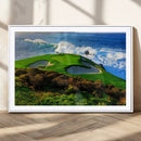 Coastal Golf Course Wall Art Canvas Print – Vibrant Green by MyGreatCanvas | Canvas Wall Art Prints | Photo Prints & Wall Decor