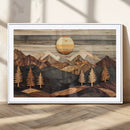 Wood Mountain Wall Art Canvas Print – Layered Forest and by MyGreatCanvas | Canvas Wall Art Prints | Photo Prints & Wall Decor