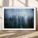 Foggy Pines Misty Forest Wall Art Print by MyGreatCanvas | Canvas Wall Art Prints | Photo Prints & Wall Decor
